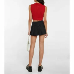 Prada Cropped Cable-knit Cotton Vest -Cheap Prada Store unnamed file 2419