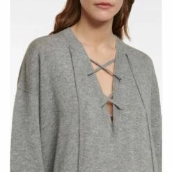 Prada Lace-detail Cashmere Sweater -Cheap Prada Store unnamed file 2426