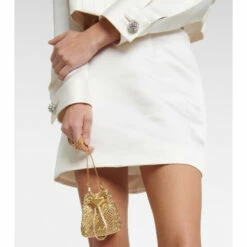 Prada Mini Crystal Bucket Bag