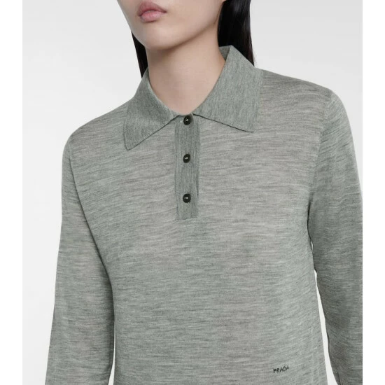 Prada Wool Polo Shirt 5 Prada Wool Polo Shirt - Image 3