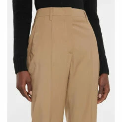 Prada High-rise Virgin Wool Slim Pants -Cheap Prada Store unnamed file 2458