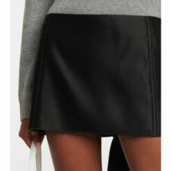 Prada Silk Satin Miniskirt With Train -Cheap Prada Store unnamed file 2465