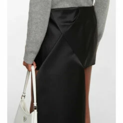 Prada Silk Satin Miniskirt With Train -Cheap Prada Store unnamed file 2466