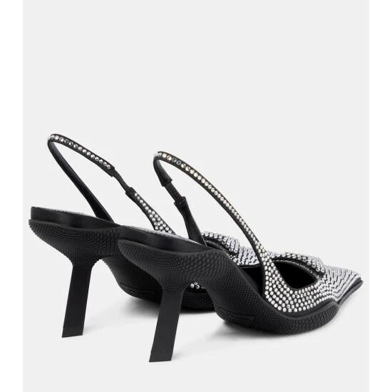 Prada Crystal-embellished Slingback Pumps 4 Prada Crystal-embellished Slingback Pumps - Image 2