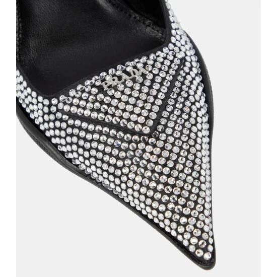 Prada Crystal-embellished Slingback Pumps 7 Prada Crystal-embellished Slingback Pumps - Image 5