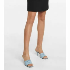 Prada Logo Leather Sandals -Cheap Prada Store unnamed file 2502