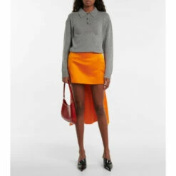 Prada Brushed Leather Slingback Wedges