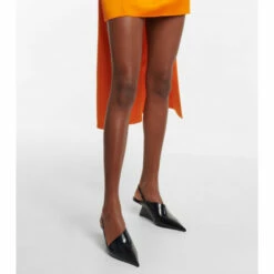 Prada Brushed Leather Slingback Wedges -Cheap Prada Store unnamed file 2512