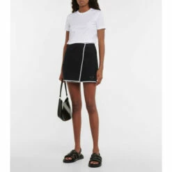Prada Cotton Terry Miniskirt