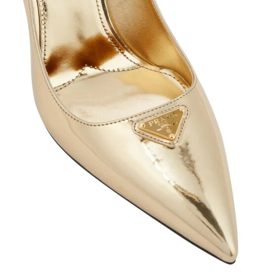 Prada Metallic Leather Pumps 7 Prada Metallic Leather Pumps - Image 5