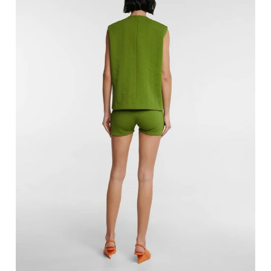 Prada Logo Sleeveless Knit Top 4 Prada Logo Sleeveless Knit Top - Image 2