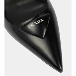 Prada Logo Leather Pumps -Cheap Prada Store unnamed file 2552
