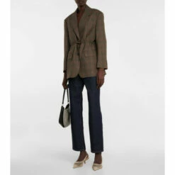 Prada Checked Wool Blazer