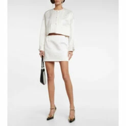 Prada Cropped Silk Jacket