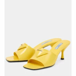 Prada Logo Leather Sandals -Cheap Prada Store unnamed file 2576