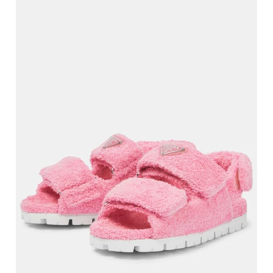 Prada Logo Terry Sandals 6 Prada Logo Terry Sandals - Image 4