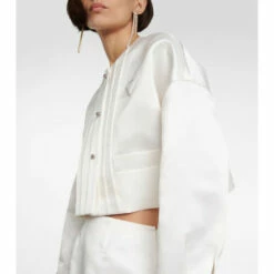 Prada Cropped Silk Jacket -Cheap Prada Store unnamed file 259