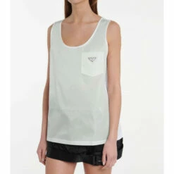 Prada Nylon And Cotton Tank Top -Cheap Prada Store unnamed file 2594
