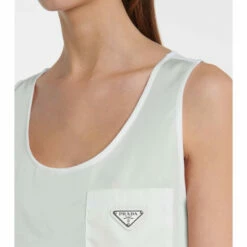 Prada Nylon And Cotton Tank Top -Cheap Prada Store unnamed file 2595