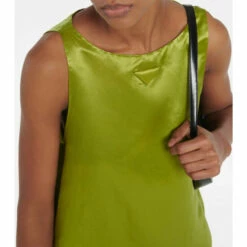 Prada Cupro-blend Minidress -Cheap Prada Store unnamed file 26