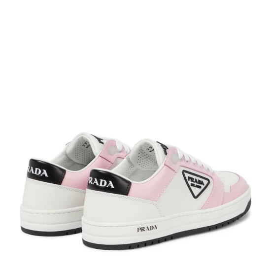 Prada Logo Leather Sneakers 4 Prada Logo Leather Sneakers - Image 2