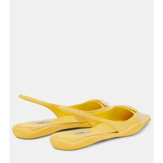 Prada Leather Slingback Flats 4 Prada Leather Slingback Flats - Image 2