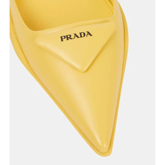 Prada Leather Slingback Flats 7 Prada Leather Slingback Flats - Image 5