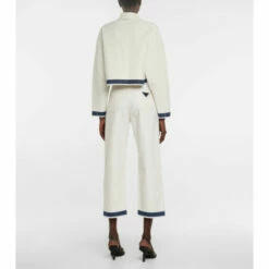 Prada Logo Cropped Denim Jacket -Cheap Prada Store unnamed file 2654