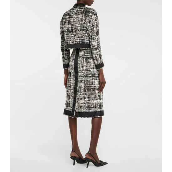 Prada Tweed Midi Skirt 4 Prada Tweed Midi Skirt - Image 2