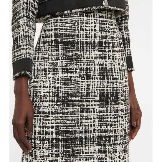 Prada Tweed Midi Skirt 5 Prada Tweed Midi Skirt - Image 3