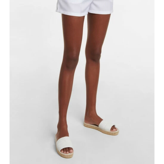 Prada Quilted Leather Espadrille Slides 5 Prada Quilted Leather Espadrille Slides - Image 3