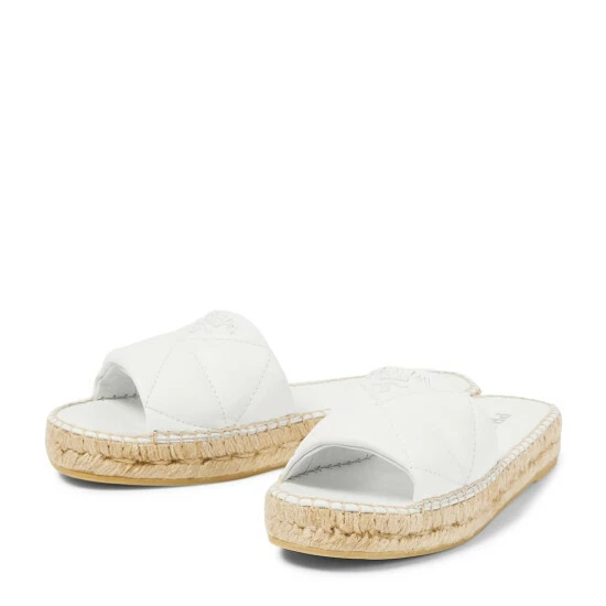 Prada Quilted Leather Espadrille Slides 6 Prada Quilted Leather Espadrille Slides - Image 4