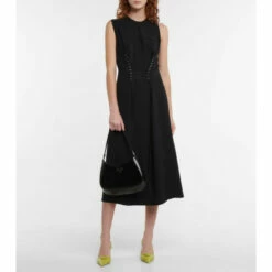 Prada Tie-fastened Midi Dress