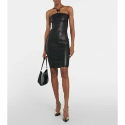 Prada Leather Minidress