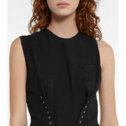 Prada Tie-fastened Midi Dress -Cheap Prada Store unnamed file 2702