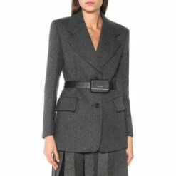 Prada Logo Leather Belt Bag