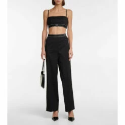 Prada Poplin Crop Top
