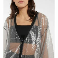 Prada Sequined Tulle Cardigan -Cheap Prada Store unnamed file 2765