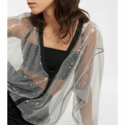 Prada Sequined Tulle Cardigan -Cheap Prada Store unnamed file 2766