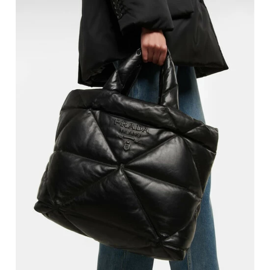 Prada Quilted Leather Tote Bag 3 Prada Quilted Leather Tote Bag