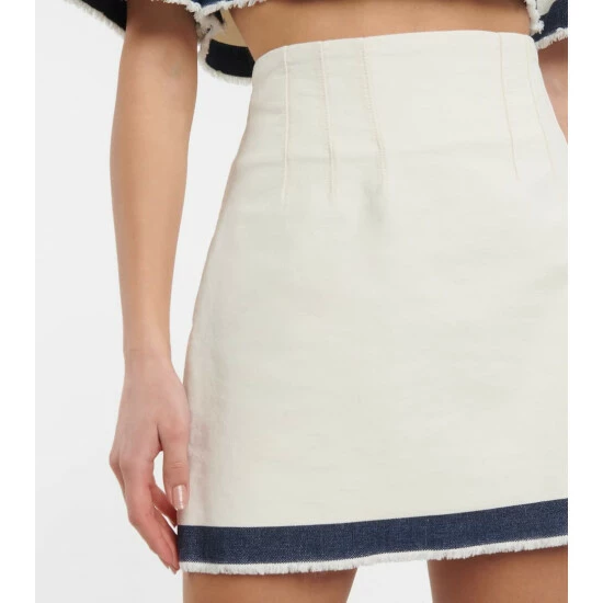 Prada Denim Miniskirt 5 Prada Denim Miniskirt - Image 3