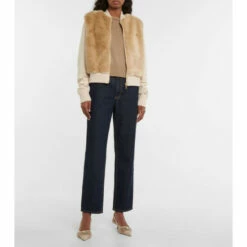 Prada Faux Fur And Cashmere Jacket
