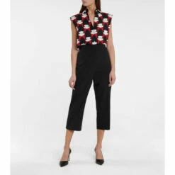 Prada High-rise Cropped Pants
