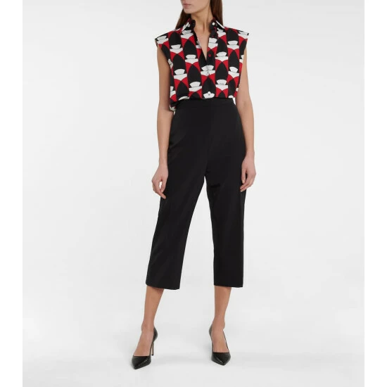 Prada High-rise Cropped Pants 3 Prada High-rise Cropped Pants