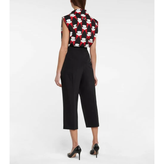 Prada High-rise Cropped Pants 4 Prada High-rise Cropped Pants - Image 2