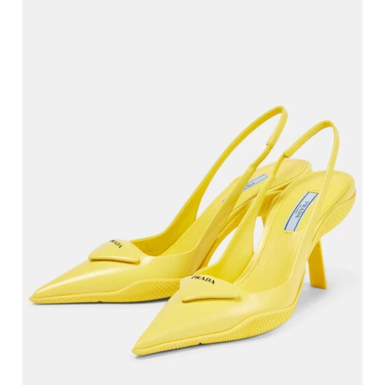 Prada Leather Slingback Pumps 6 Prada Leather Slingback Pumps - Image 4