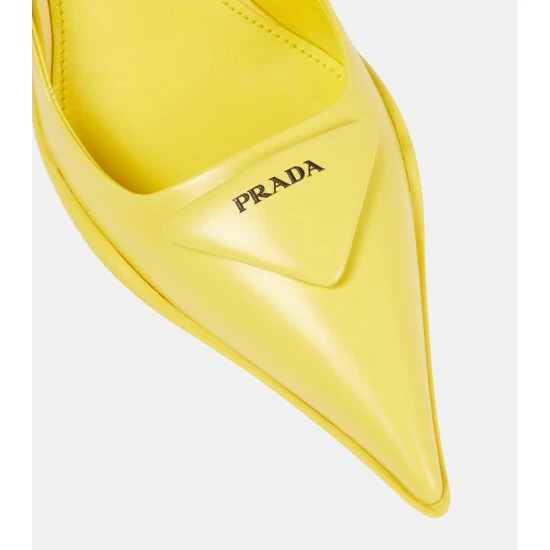 Prada Leather Slingback Pumps 7 Prada Leather Slingback Pumps - Image 5