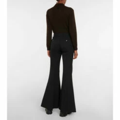 Prada Mid-rise Flared Wool Pants -Cheap Prada Store unnamed file 2840