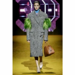 Prada Shearling-trimmed Tweed Coat -Cheap Prada Store unnamed file 2856