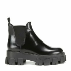 Prada Monolith Leather Ankle Boots -Cheap Prada Store unnamed file 2863